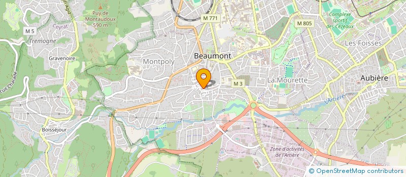 localisation de l'entreprise FMR TOUR  BEAUMONT