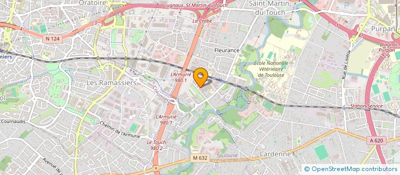 localisation de l'entreprise FMS à TOULOUSE