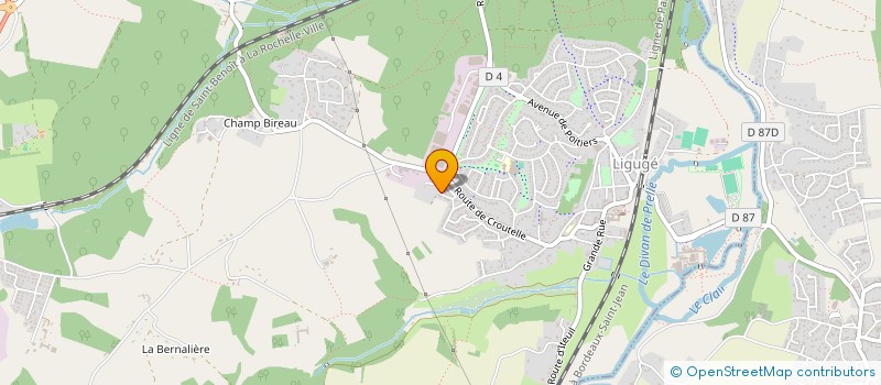 localisation de l'entreprise FMS  LIGUGE