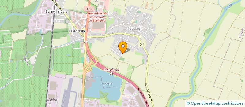 localisation de l'entreprise FMS GLAM  HOUSSEN