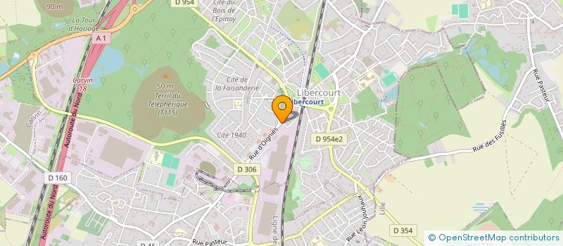 localisation de l'entreprise FMS IMMO  LIBERCOURT