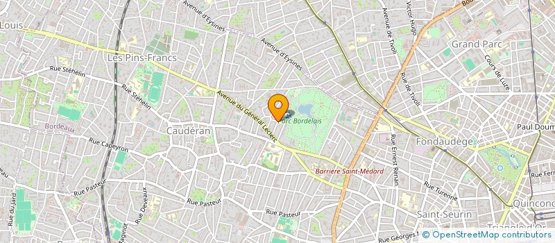 localisation de l'entreprise FMS33  BORDEAUX