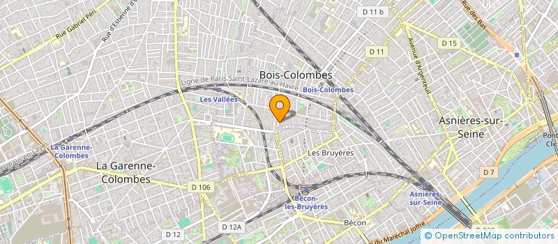 localisation de l'entreprise FMSB CONSEIL à BOIS-COLOMBES