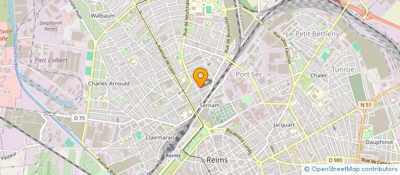 localisation de l'entreprise FMT  REIMS