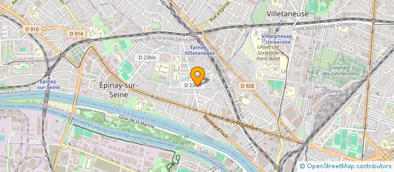 localisation de l'entreprise FMT TRAVAUX à EPINAY-SUR-SEINE