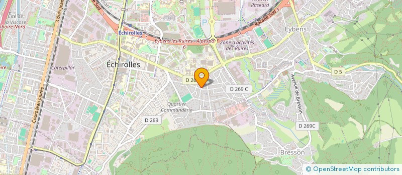 localisation de l'entreprise FMTKT à ECHIROLLES