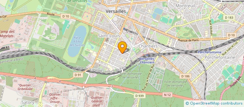 localisation de l'entreprise FMTNC à VERSAILLES