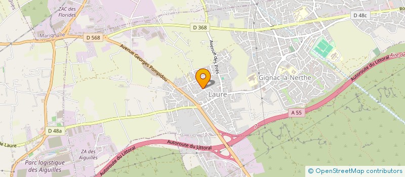localisation de l'entreprise FMTP à GIGNAC-LA-NERTHE