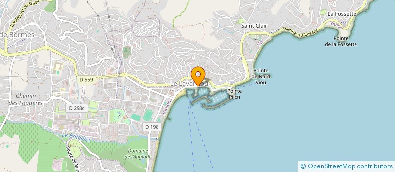 localisation de l'entreprise FMTP à LE LAVANDOU