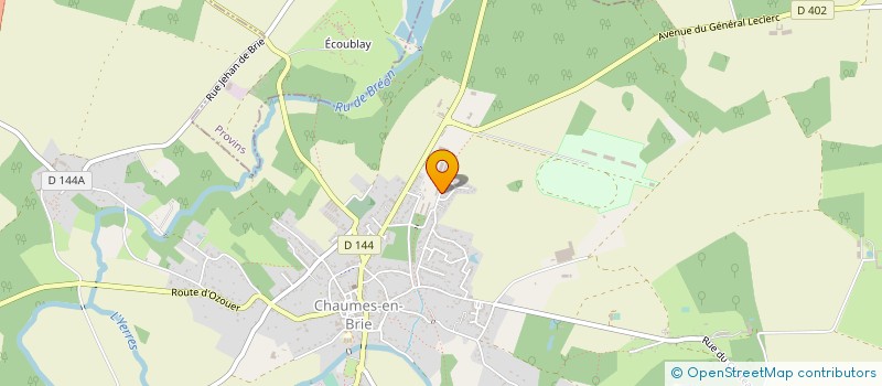 localisation de l'entreprise FMTP à CHAUMES-EN-BRIE