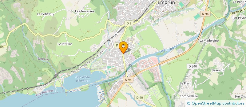 localisation de l'entreprise FMTP  EMBRUN