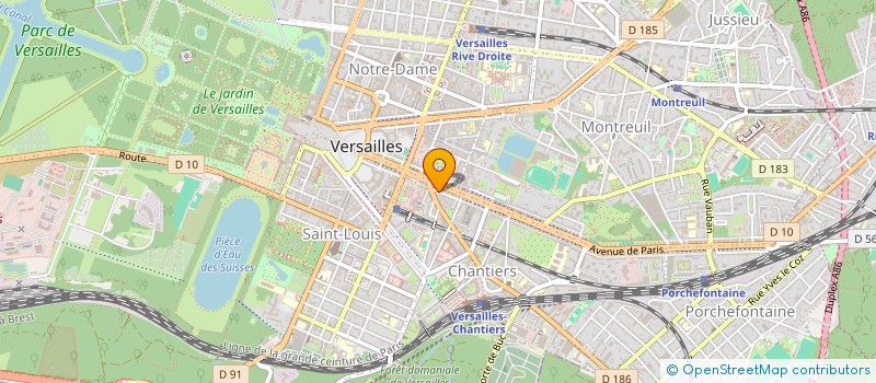 localisation de l'entreprise FMU à VERSAILLES