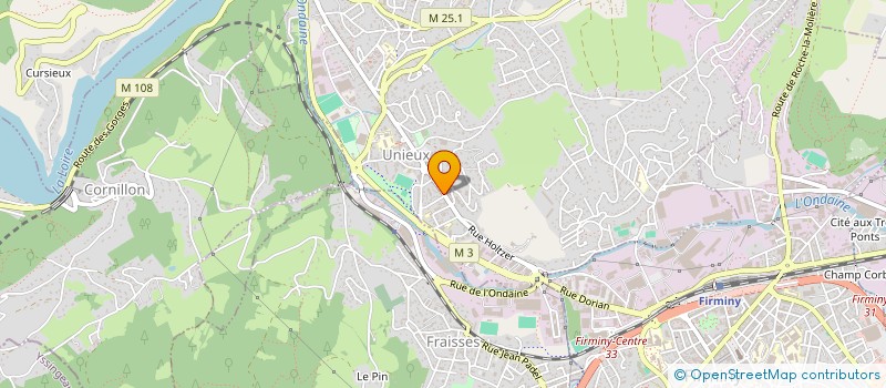 localisation de l'entreprise FMV  UNIEUX