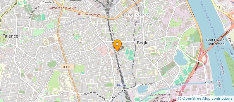 localisation de l'entreprise FMV FINANCES à BEGLES