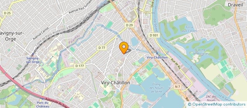 localisation de l'entreprise FMVB à VIRY-CHATILLON