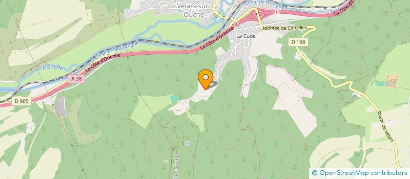 localisation de l'entreprise FMVM  VELARS-SUR-OUCHE