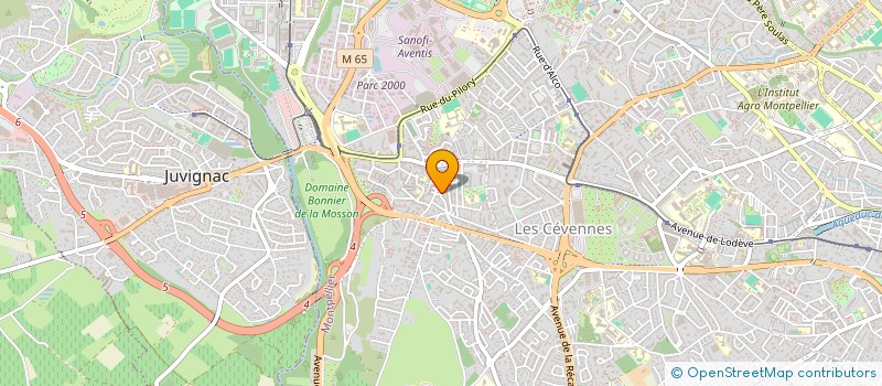 localisation de l'entreprise FMVT CONSEILS à MONTPELLIER