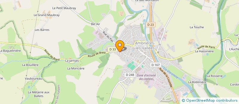 localisation de l'entreprise FMW 1  AMBRIERES-LES-VALLEES