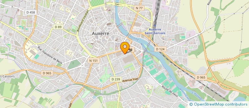 localisation de l'entreprise FMY NETWORKS à AUXERRE