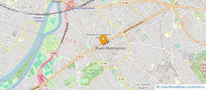 localisation de l'entreprise FN HOLDING à RUEIL-MALMAISON