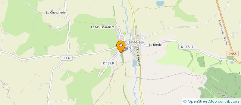 localisation de l'entreprise FN2M à SOUANCE-AU-PERCHE