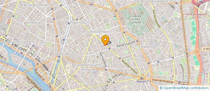 localisation de l'entreprise FNA  PARIS