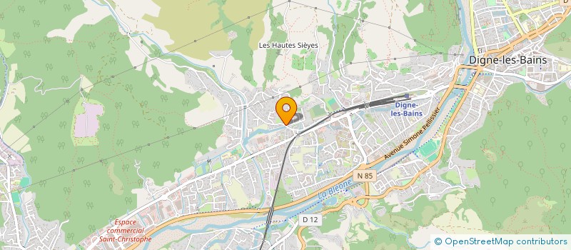 localisation de l'entreprise FNA IMMOBILIER à DIGNE-LES-BAINS