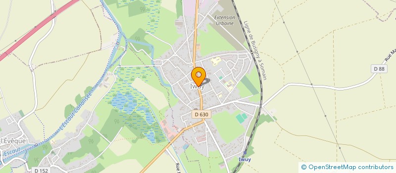 localisation de l'entreprise FNACA COMITE D'IWUY  IWUY