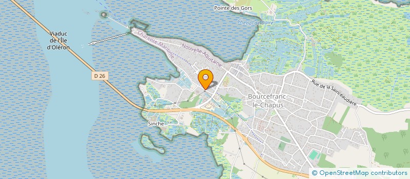 localisation de l'entreprise FNACA COMITE DE MARENNES  BOURCEFRANC-LE-CHAPUS