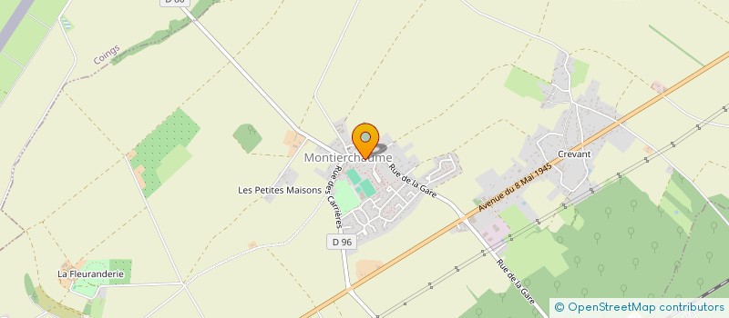 localisation de l'entreprise FNACA COMITE DE MONTIERCHAUME à MONTIERCHAUME