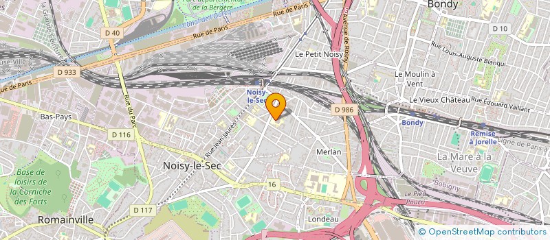 localisation de l'entreprise FNACA COMITE DE NOISY LE SEC à NOISY-LE-SEC