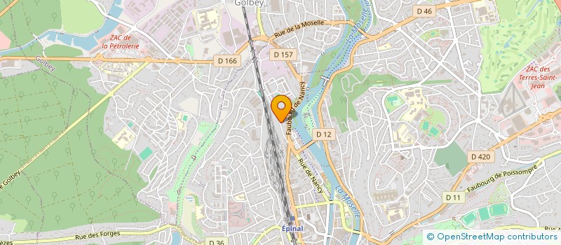 localisation de l'entreprise FNACA COMITE EPINAL ET ENVIRONS  EPINAL