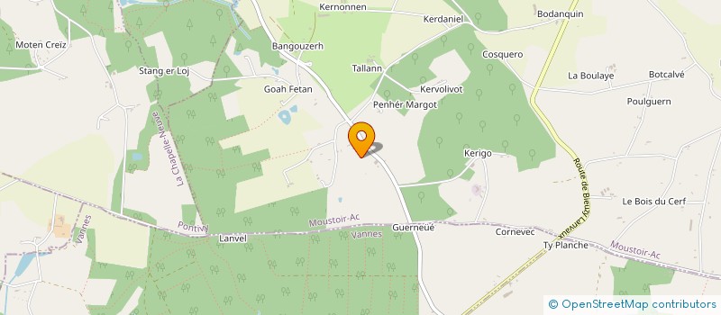 localisation de l'entreprise FNACA COMITE LOCAL MOUSTOIR'AC  MOUSTOIR-AC