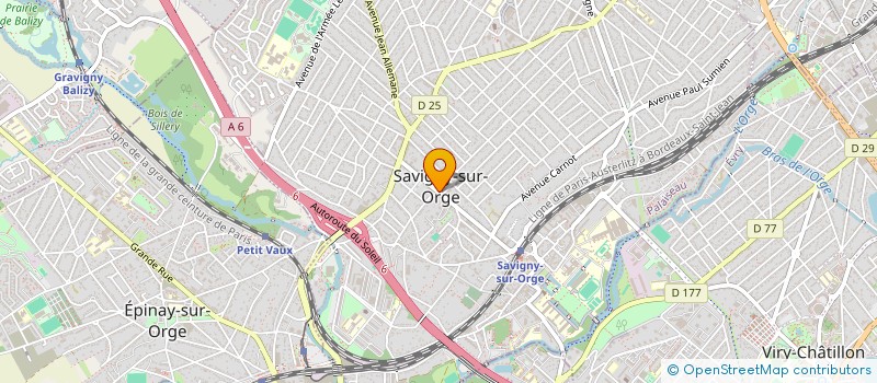 localisation de l'entreprise FNACA COMITE SAVIGNY-SUR-ORGE à SAVIGNY-SUR-ORGE