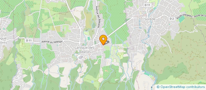 localisation de l'entreprise FNACA COMITE ST GENIES DE FONTEDIT  SAINT-GENIS-DES-FONTAINES