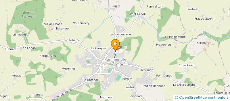 localisation de l'entreprise FNADEPA 22 (FEDERATION NATIONALE DES ASSOCIATIONS DE DIRECTEURS D'ETABLISSEMENTS ET SERVICES POUR PERSONNES AGEES DU DEP  POMMERIT-LE-VICOMTE