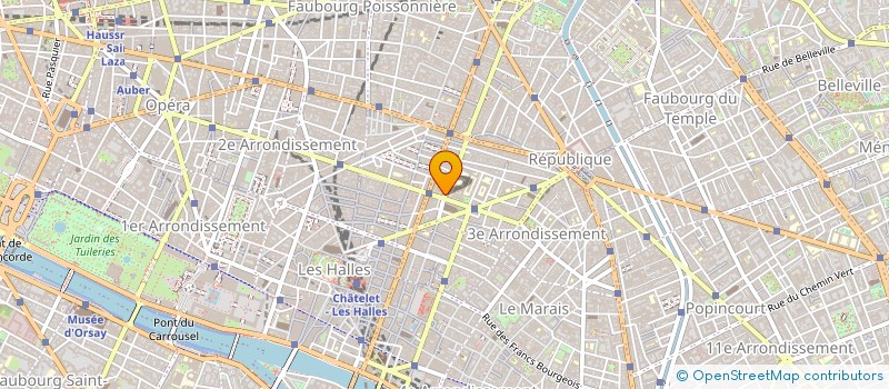 localisation de l'entreprise FNAMAC FEDERATION HBJO FORMATION  PARIS