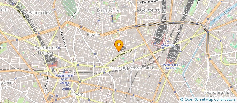 localisation de l'entreprise FNAME  PARIS 9