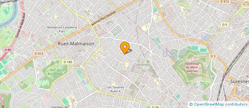 localisation de l'entreprise FNAMM à RUEIL-MALMAISON