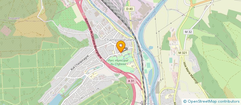 localisation de l'entreprise FNATH  CHAMPIGNEULLES