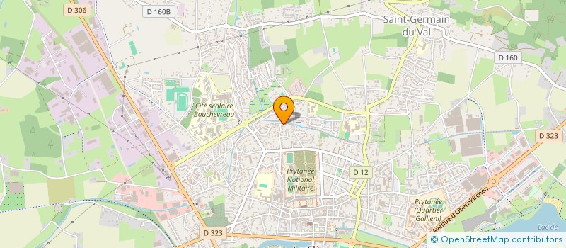 localisation de l'entreprise FNATH ACCIDENTES DE LA VIE - SECTION SUD SARTHE ET LOIR à LA FLECHE
