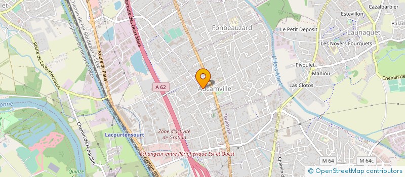 localisation de l'entreprise FNATH ASS ACCIDENTES VIE SECTION BALMA à AUCAMVILLE
