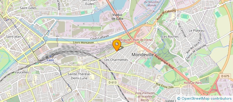 localisation de l'entreprise FNATH ASS DES ACCIDENTES DE LA VIE GPT DU CALVADOS MANCHE à MONDEVILLE