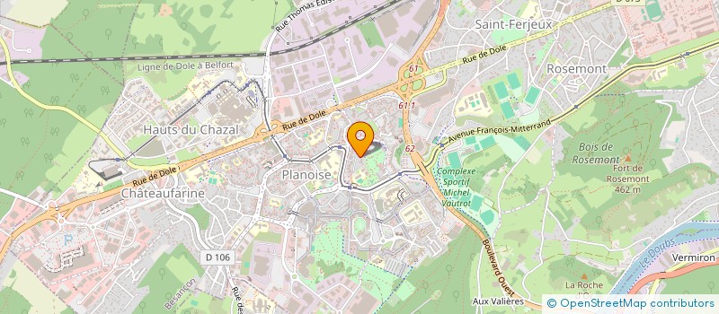 localisation de l'entreprise FNATH ASSOCIATION DES ACCIDENTES DE LA VIE à BESANCON