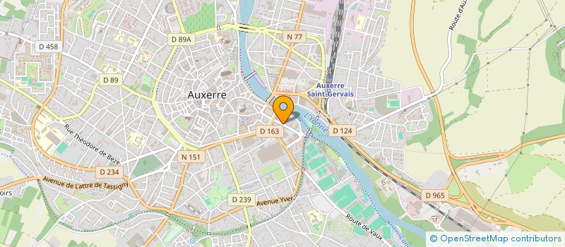 localisation de l'entreprise FNATH - ASSOCIATION DES ACCIDENTES DE LA VIE - SECTION DE L'YONNE à AUXERRE