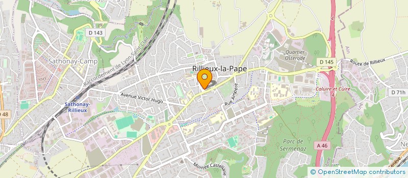 localisation de l'entreprise FNATH ASSOCIATION DES ACCIDENTES DE LA VIE SECTION DE RILLIEUX LA PAPE SATHONAY FONTAINES à RILLIEUX-LA-PAPE