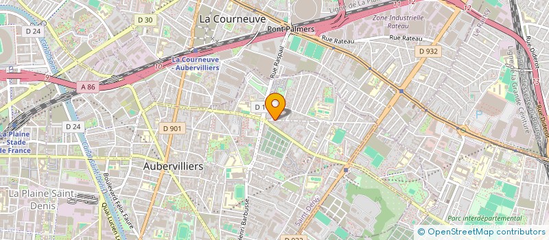 localisation de l'entreprise FNBS à AUBERVILLIERS