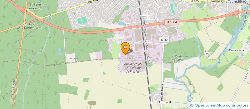 localisation de l'entreprise FNC  GRETZ-ARMAINVILLIERS