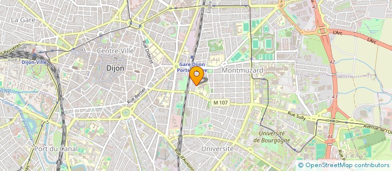 localisation de l'entreprise FNC BERNOUX à DIJON