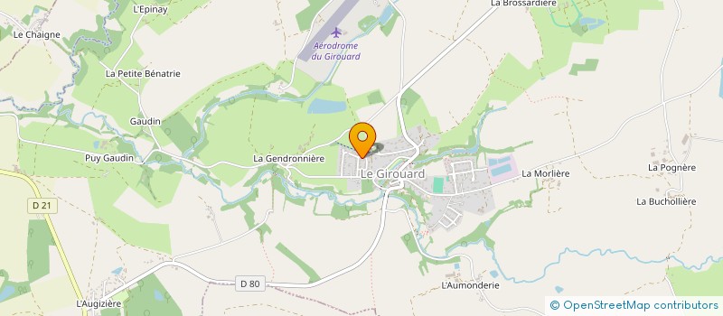 localisation de l'entreprise FNC CONSTRUCTION  LE GIROUARD